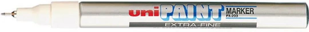 uni-ball Uni Paint PX-203 Zilver Marker - 0,8mm punt