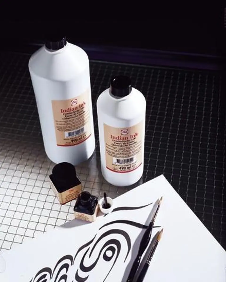 Talens Oostindische Inkt 490ml - Zwart