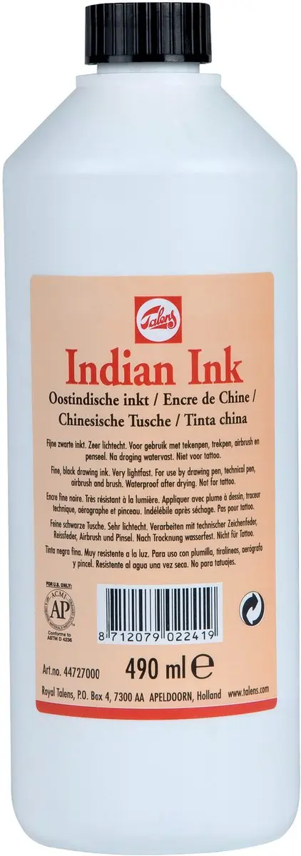 Talens Oostindische Inkt 490ml