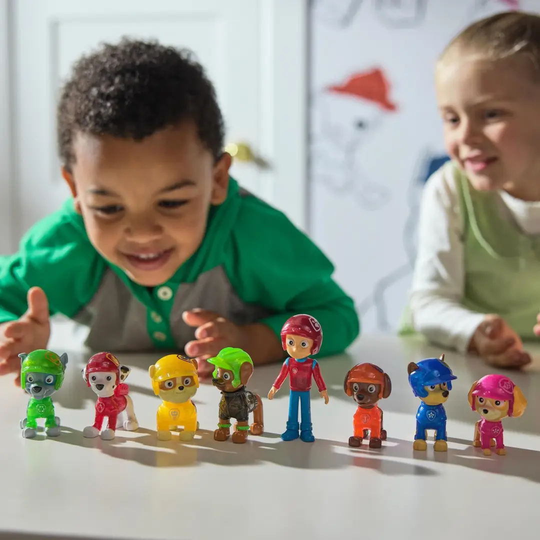 PAW Patrol Reddingswagens Speelgoedset - 7 Figuren - Multicolor