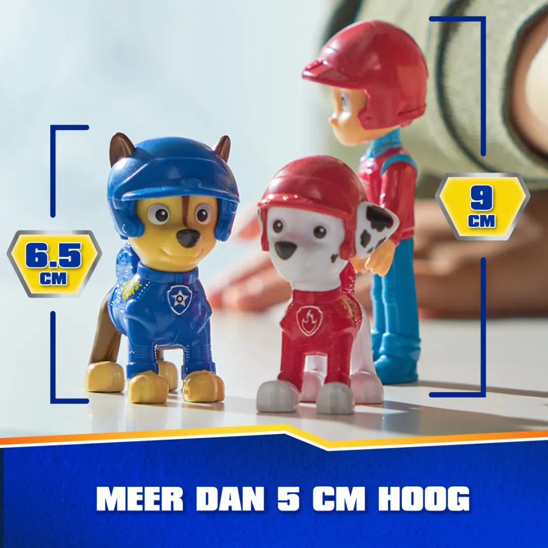 PAW Patrol Reddingswagens Speelgoedset - 7 Figuren - Multicolor