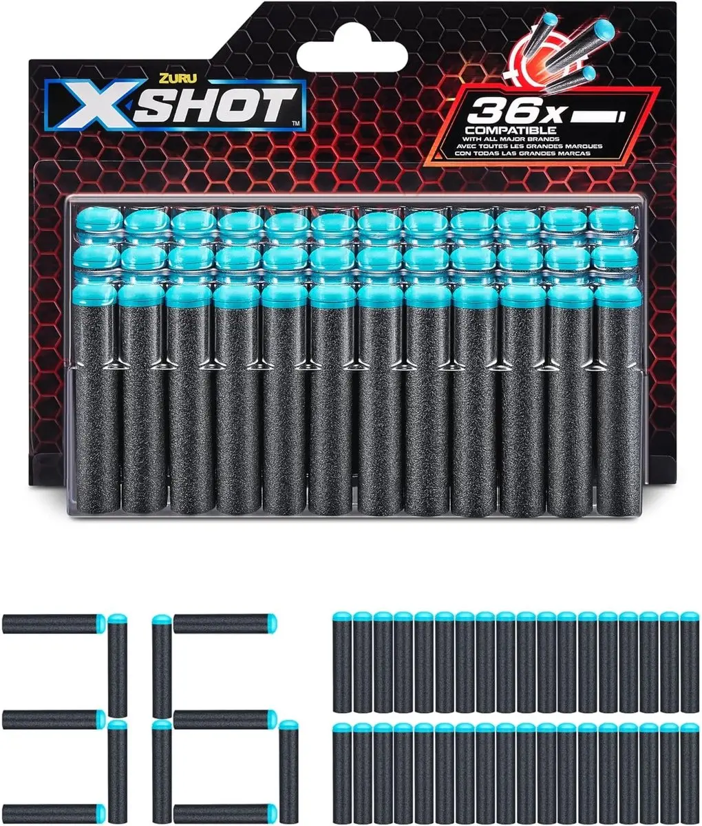 ZURU X-Shot Refill 36 Darts - Multicolor