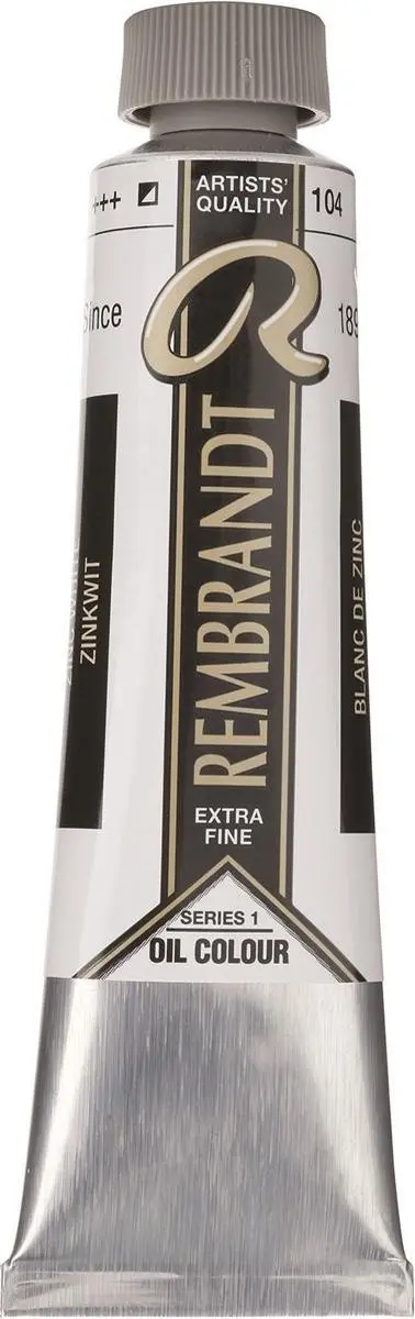 Rembrandt Olieverf Tube Zinkwit 104