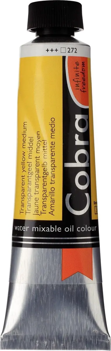 Cobra Olieverf #272 Transparantgeel Middel 40ml