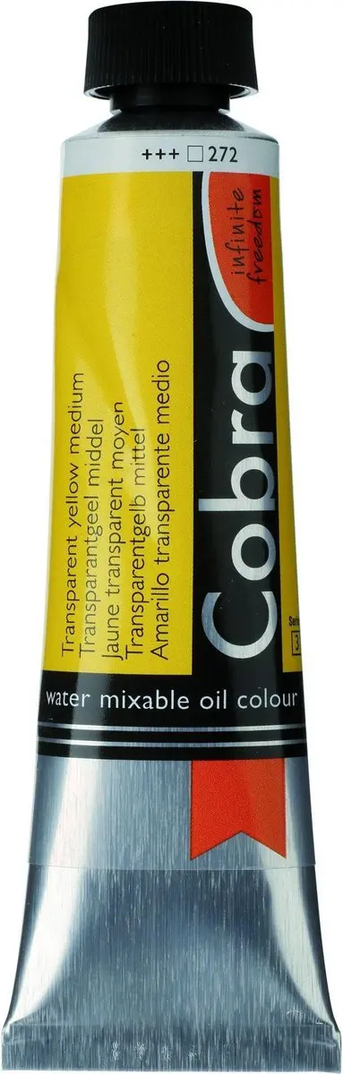 Cobra Olieverf #272 Transparantgeel Middel 40ml