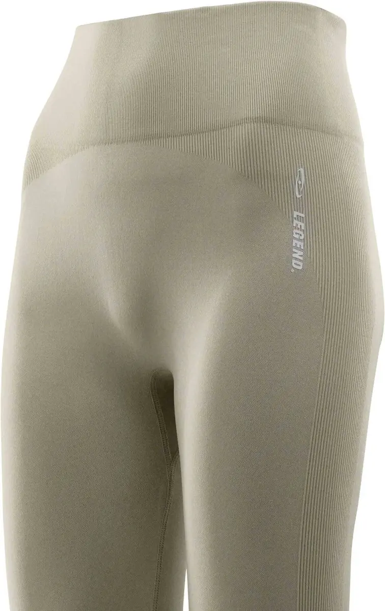 Legend Sportlegging Dames Khaki L - Wit