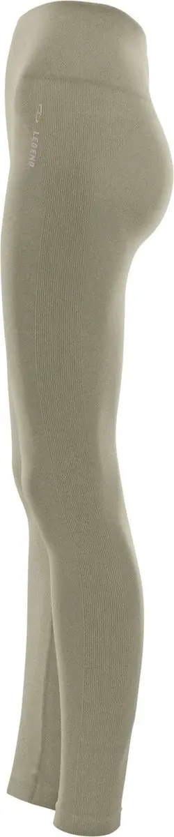 Legend Sportlegging Dames Khaki L - Wit