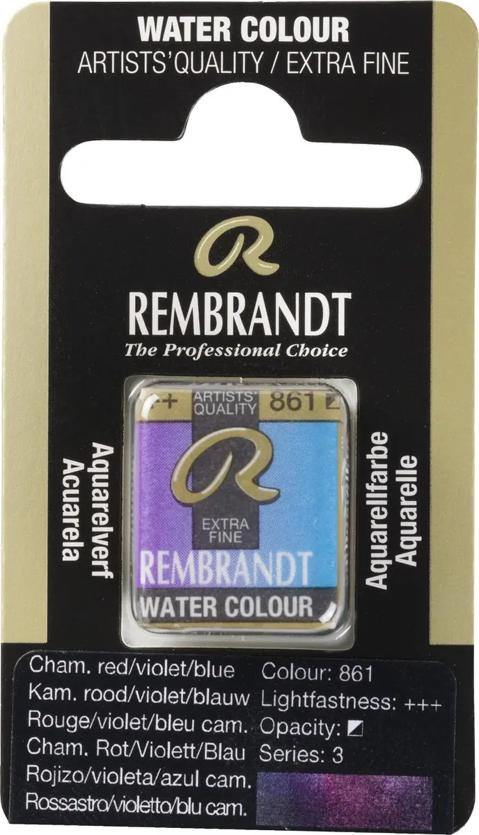 Rembrandt Aquarelverf Kameleon Rood-Violet-Blauw