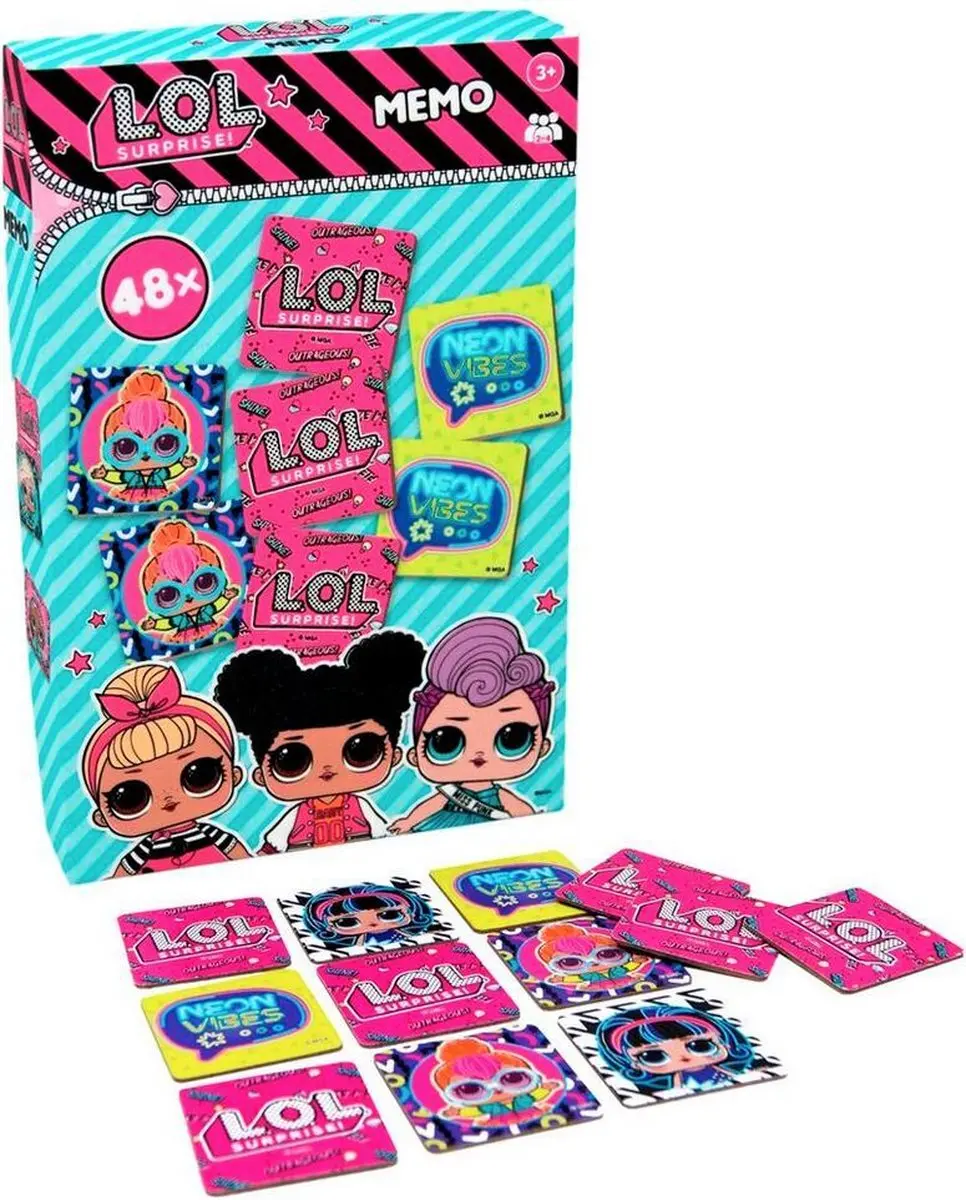 LOL Surprise! Memo LL07006 - 48 Kaarten - Meerkleurig