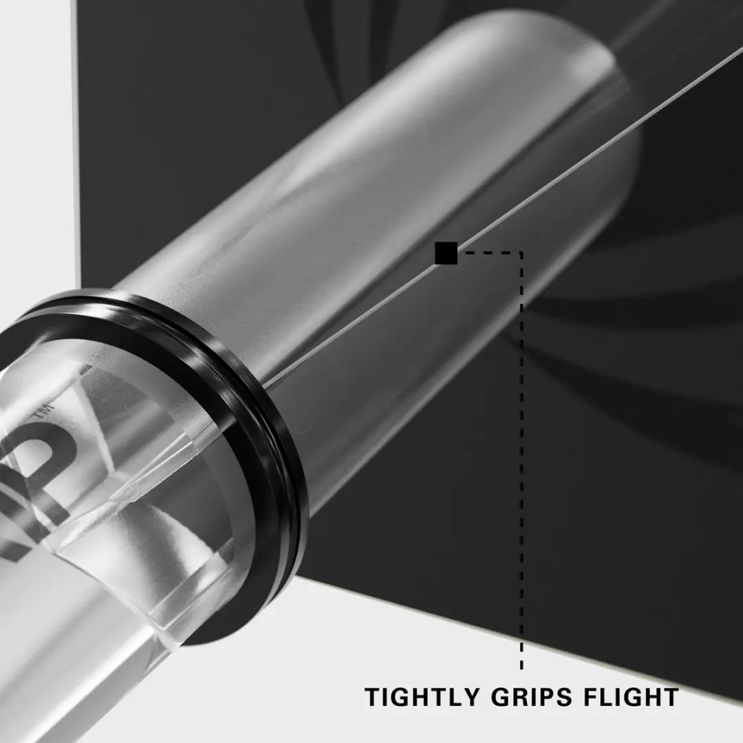 Target Pro Grip 3 Dart Shafts Transparant - 3 Stuks