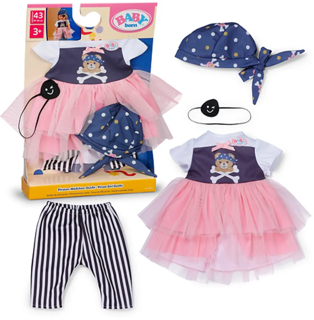 Baby Born Piratenoutfit