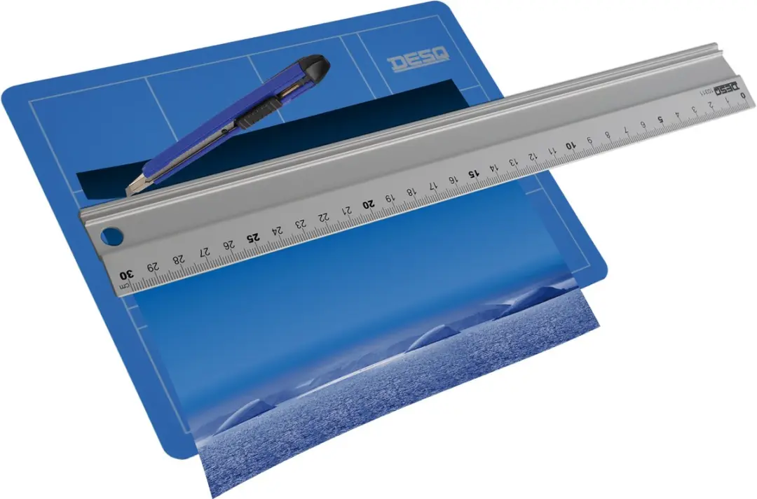 Desq Snijmat 86.10695 - Blauw A5 - 3-laags Zelfherstellend