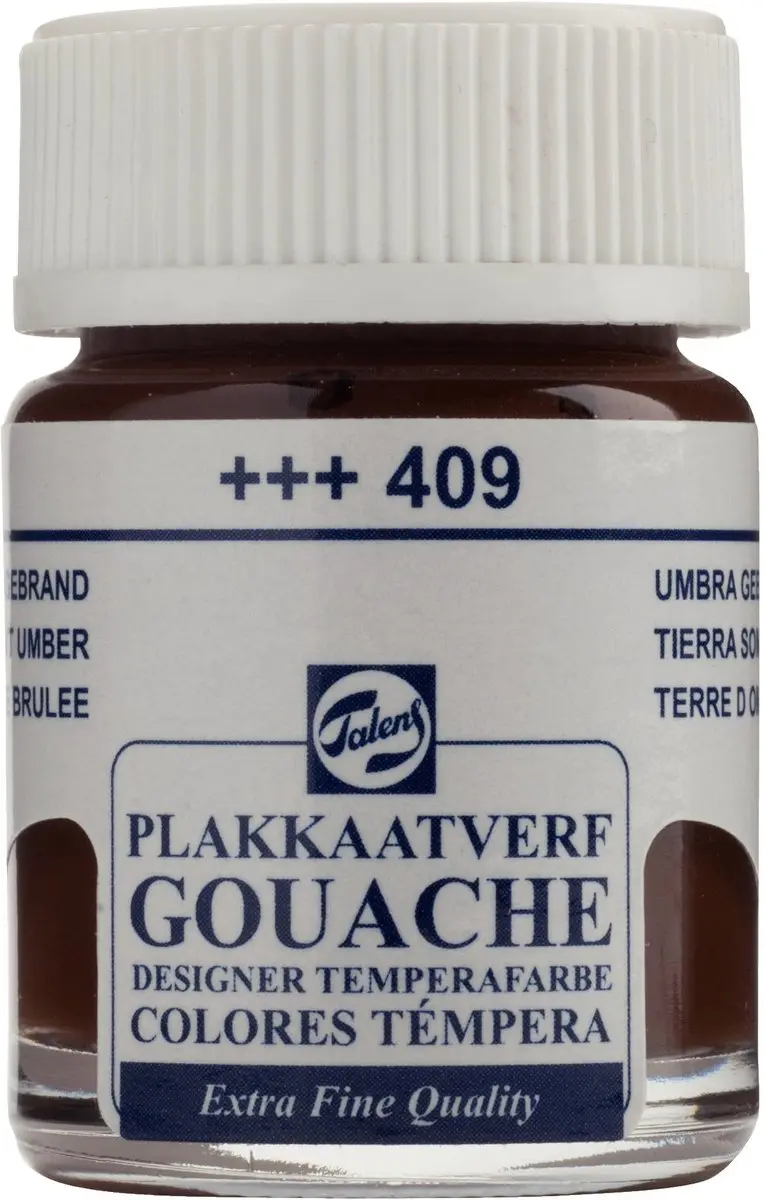 Talens Plakkaatverf Extra Fijn Omber 409