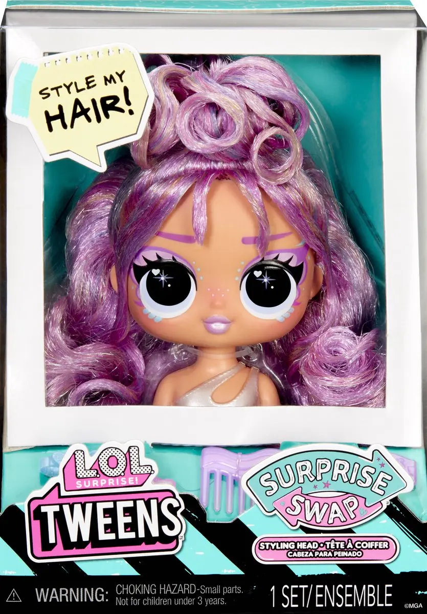 LOL Surprise! Tweens Surprise Swap-Stylinghoofd Multikleur - afbeelding 6 van 6