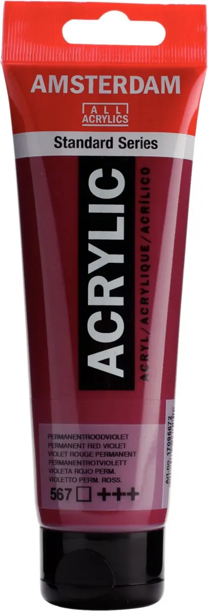 Amsterdam Standard Acrylverf 120ml - Permanentroodviolet 567