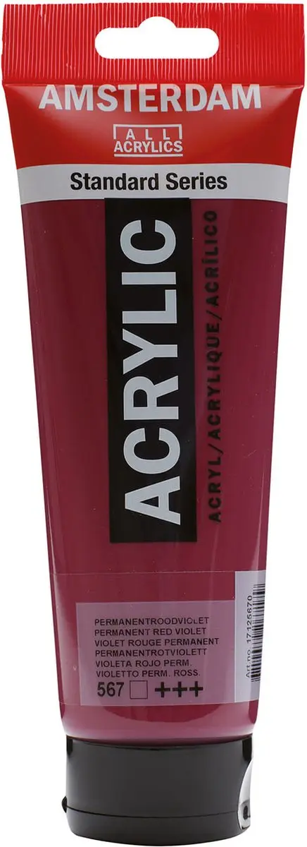 Amsterdam Standard Acrylverf 120ml - Permanentroodviolet 567 - afbeelding 6 van 6