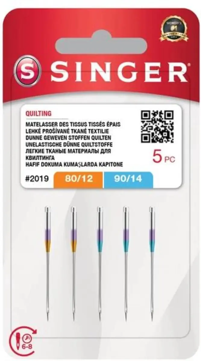 Singer Quilting Naalden Mix 80/90 - 5 Stuks