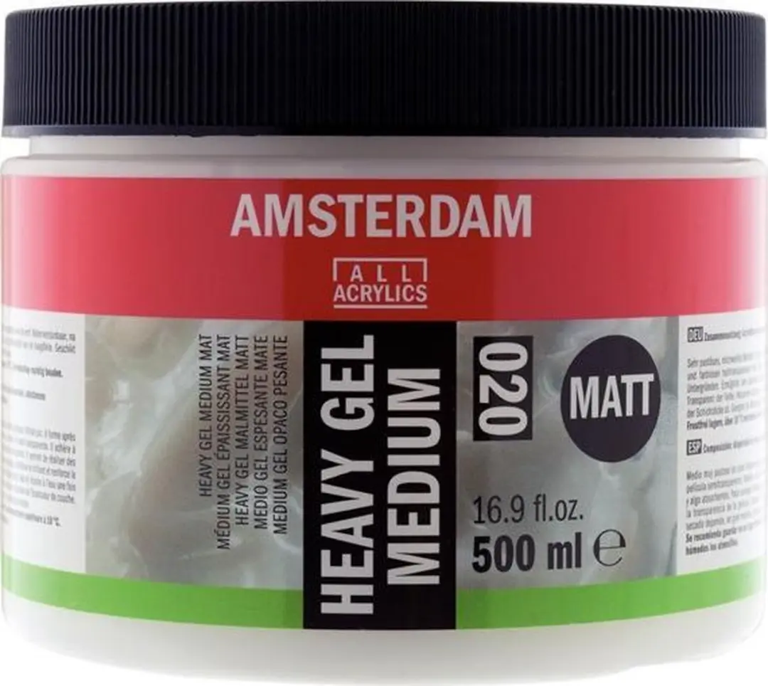 Amsterdam Heavy Gel Medium Mat 020 500ml