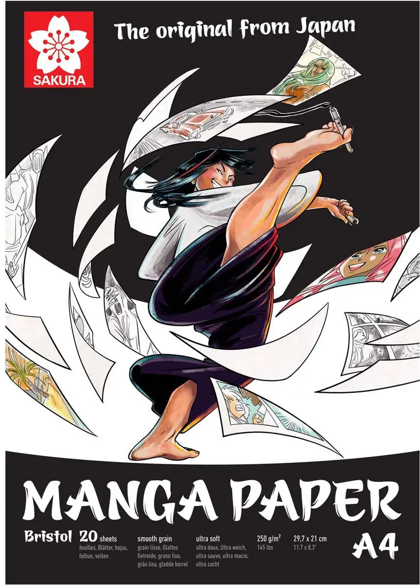 Sakura Manga Schetsboek A4 Wit