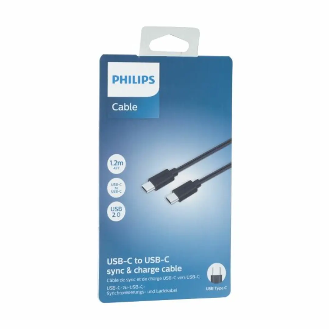 Philips USB-C naar USB-C Kabel 2 Meter