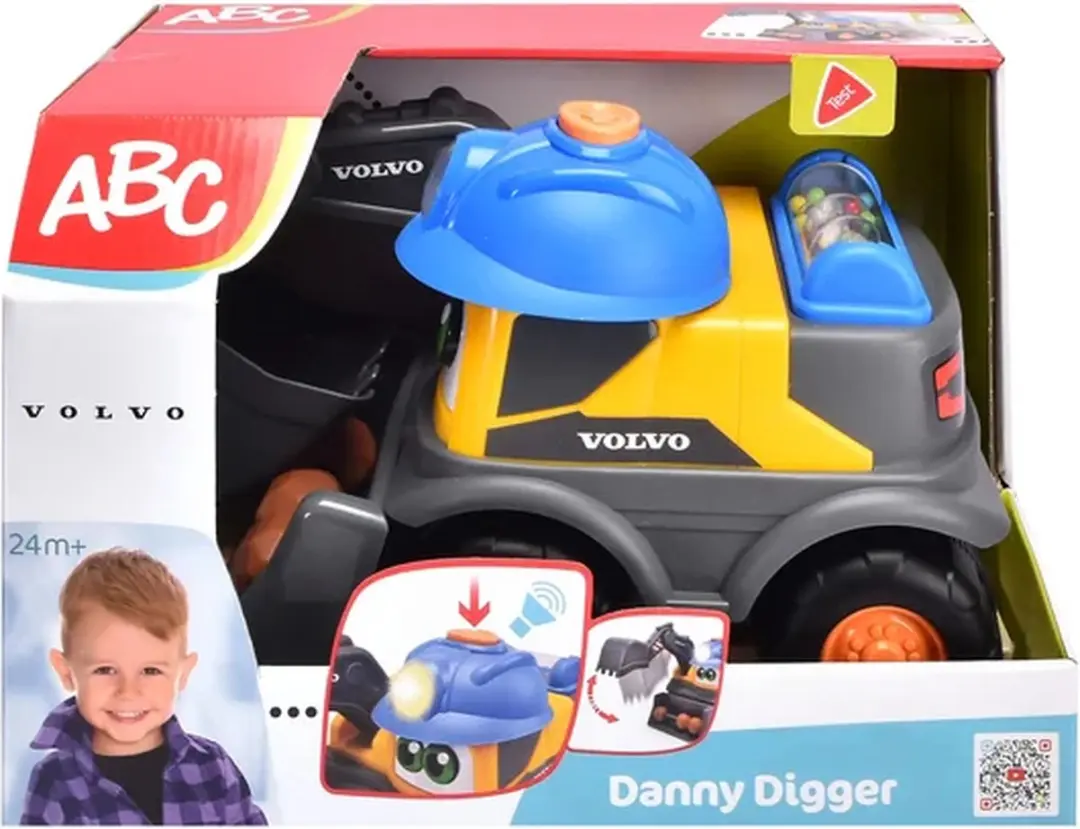 Dickie Simba ABC Danny Digger Graafmachine - 204114013 - 3x AAA