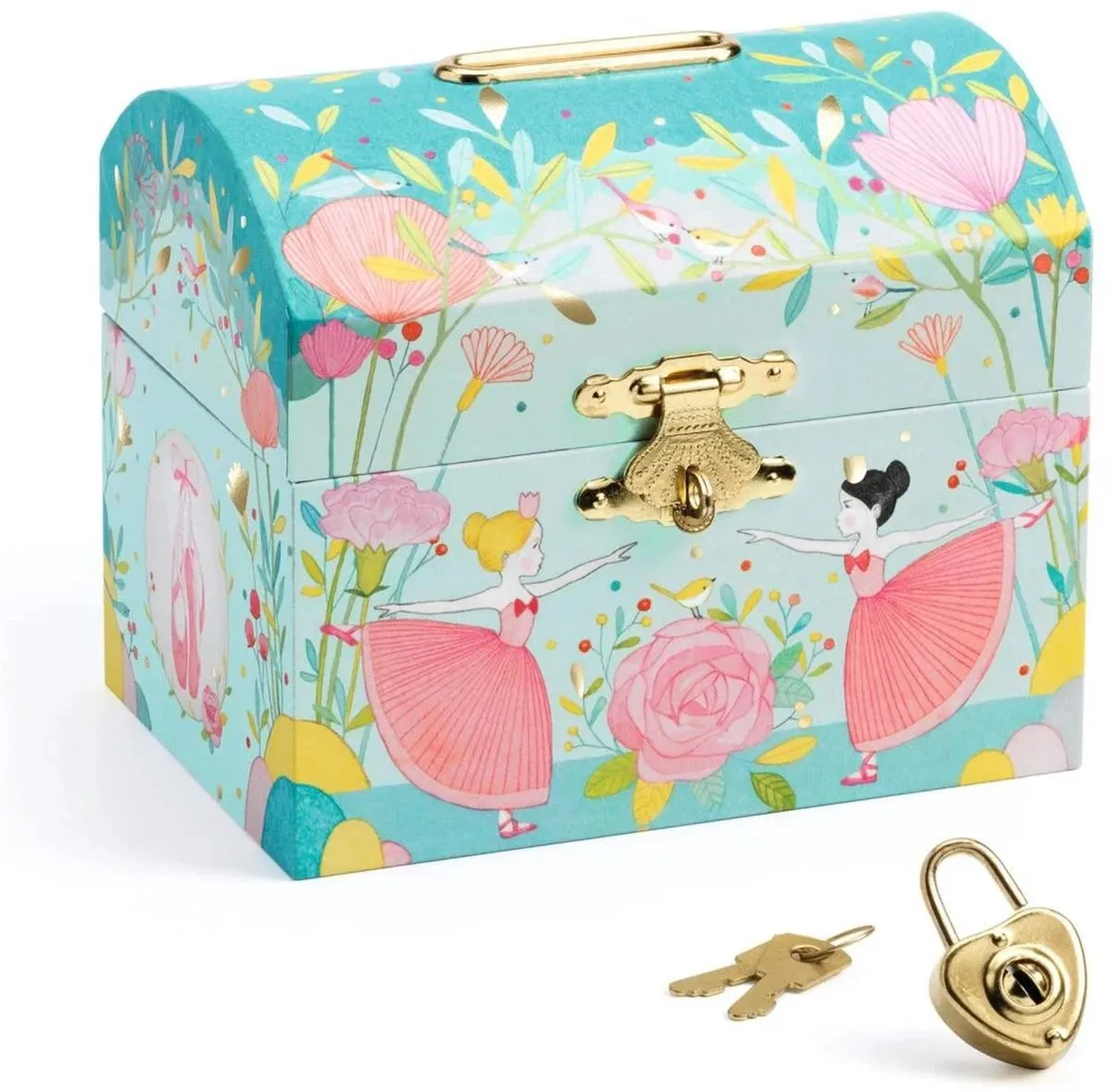 Djeco Ballerina Spaarpot - Multicolor