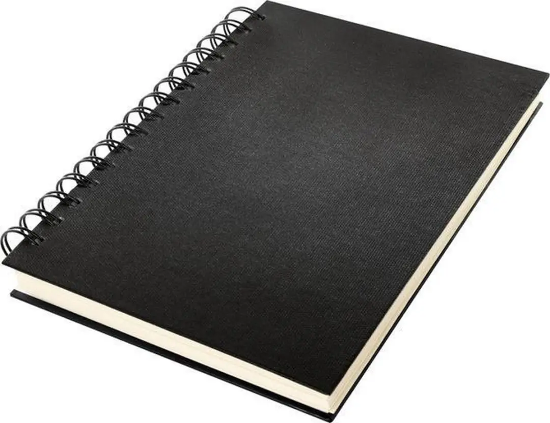 Kangaro Dummyboek A5 Zwart - 160 Pagina's - 140g Cream Papier