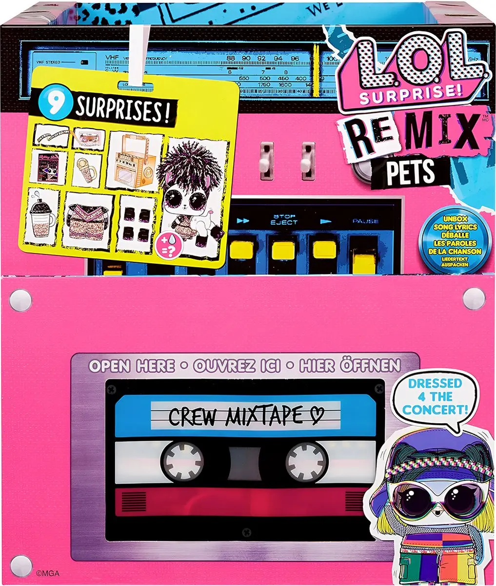 LOL! Surprise! Remix Huisdieren Serie A Minipop - Multicolor