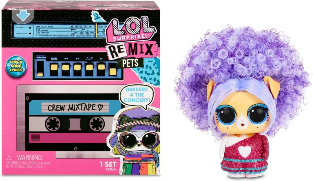 LOL! Surprise! Remix Huisdieren Serie A Minipop