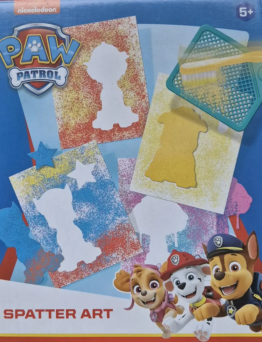 PAW Patrol Knutselset Spatterkunst