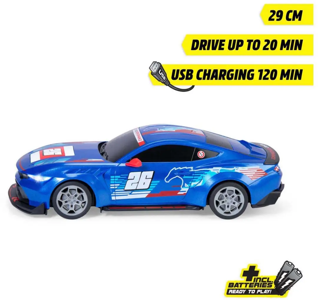 Dickie Simba Toys RC Ford Mustang Customized 201105014 - Blauw