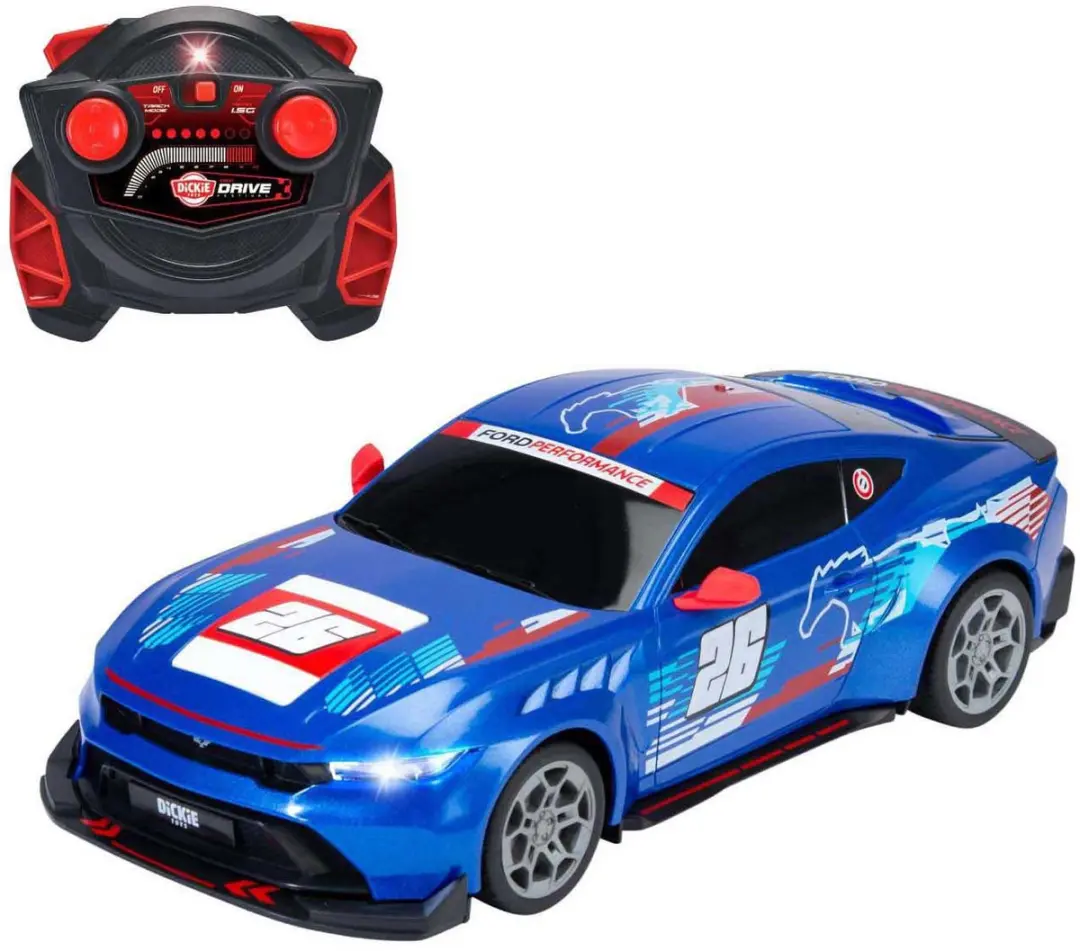 Dickie Simba Toys RC Ford Mustang Customized 201105014 - Blauw