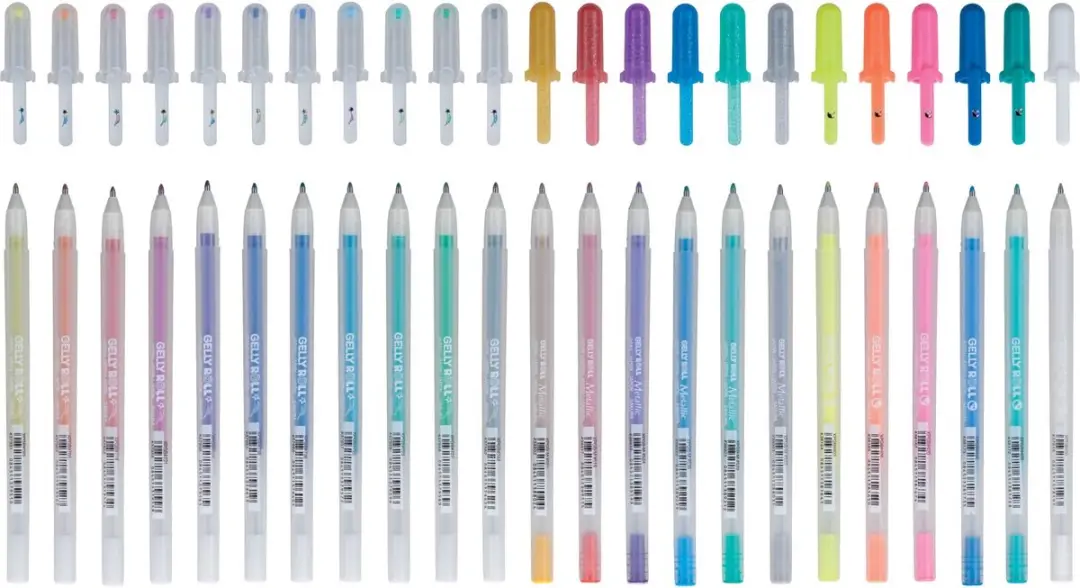 Sakura Gelly Roll Mix Set - 24 Kleuren - 4 Stuks