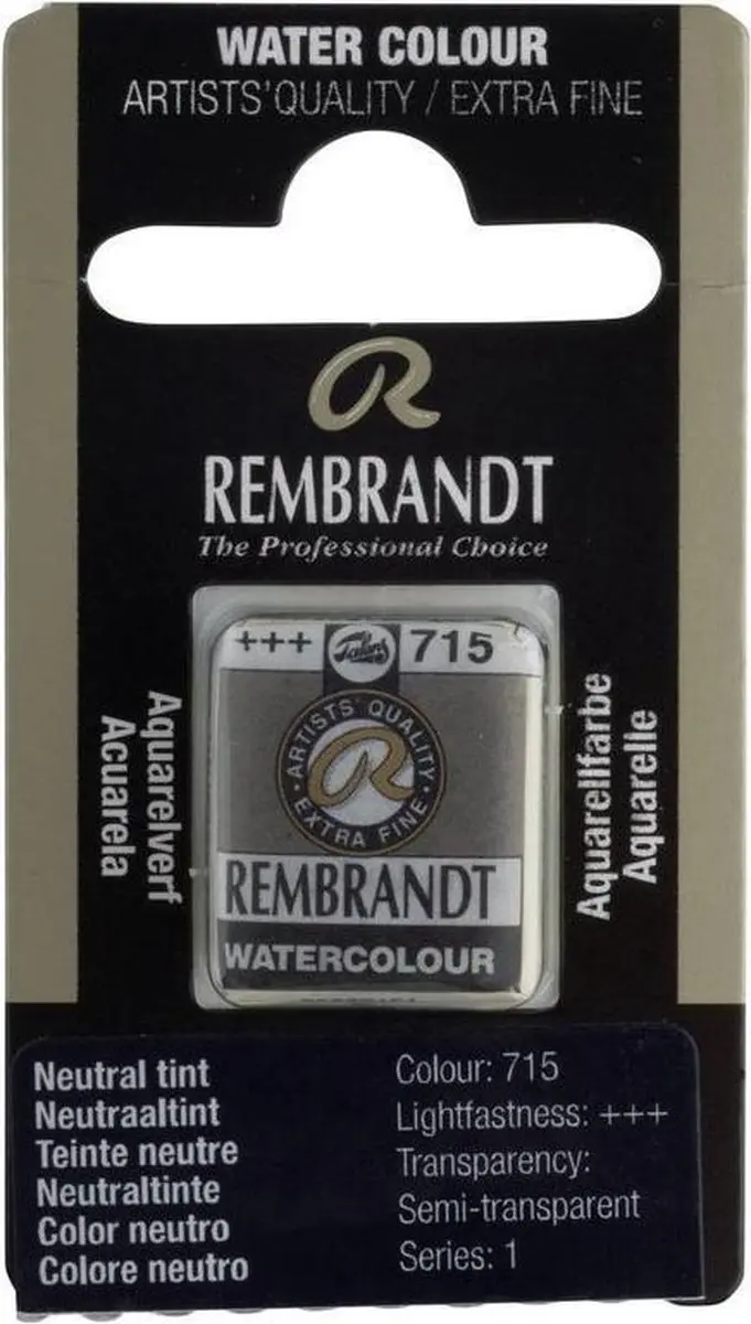 Rembrandt Waterverf Napje Neutral Tint 10g