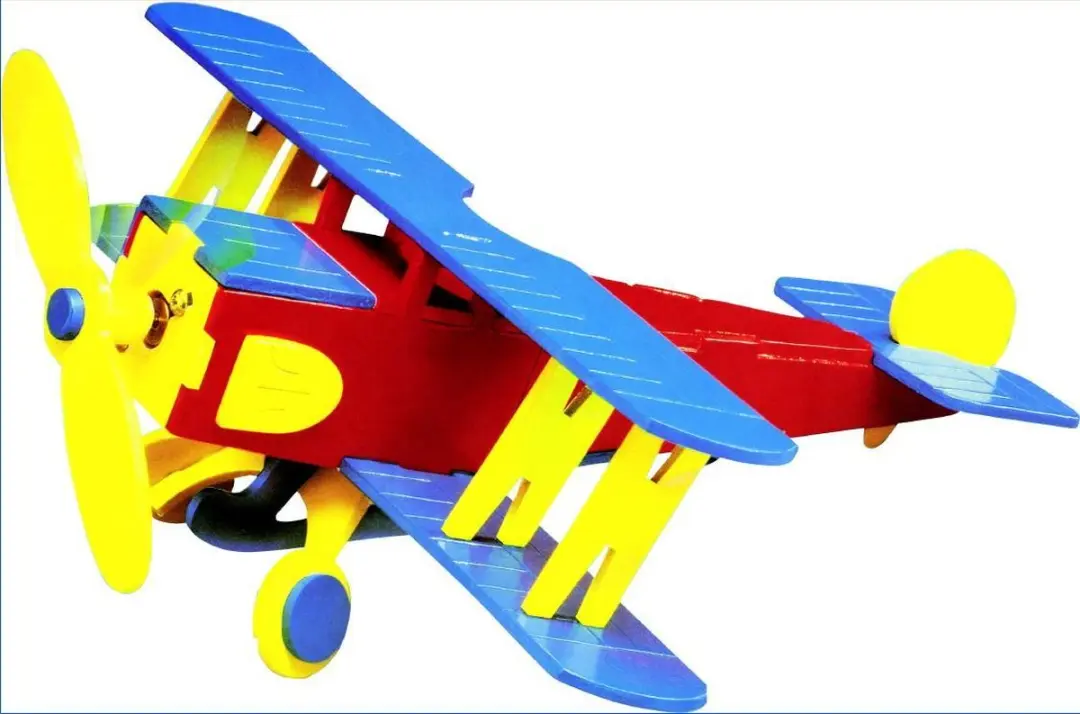 Powerplus Solar Toy Wood Plane Vliegtuig Bouwpakket