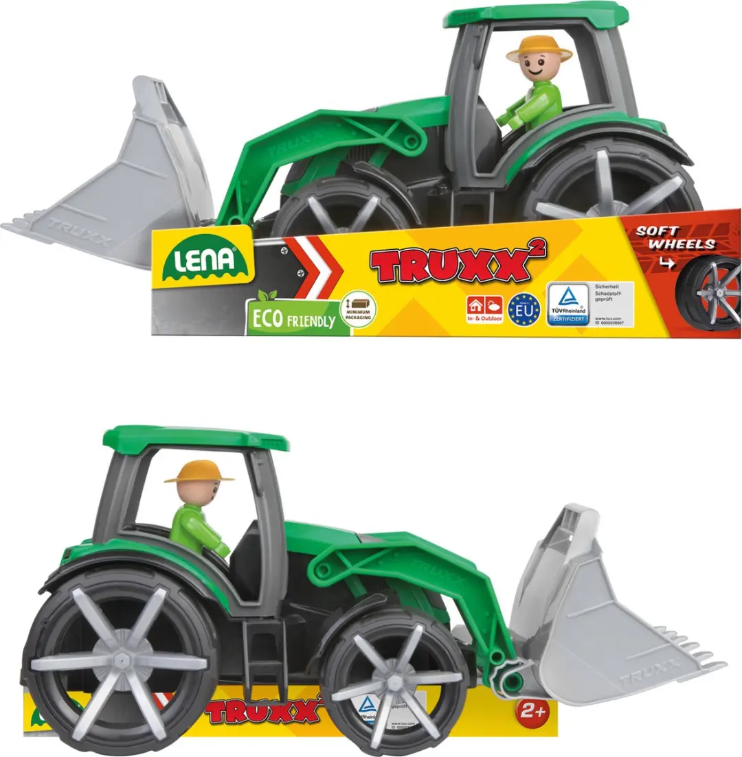 Lena Truxx Tractor 34cm SM04537 - Multikleur