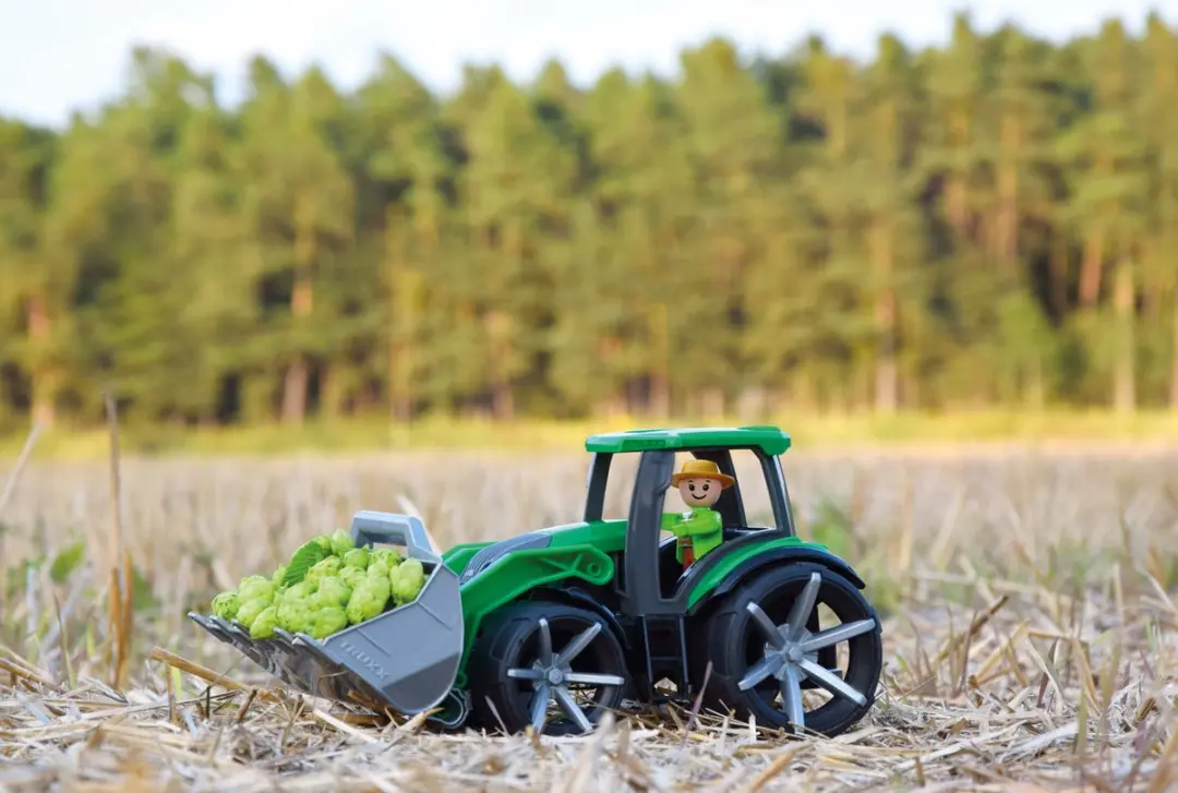 Lena Truxx Tractor 34cm SM04537 - Multikleur - afbeelding 6 van 6