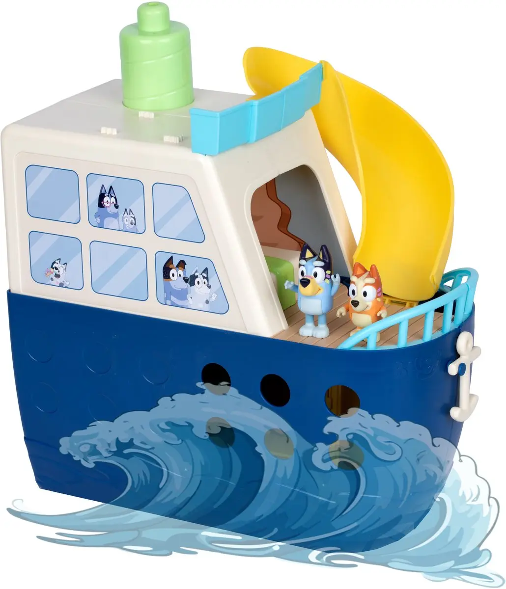 Moose Toys Bluey Transformerend Cruiseschip Speelset - MS19393