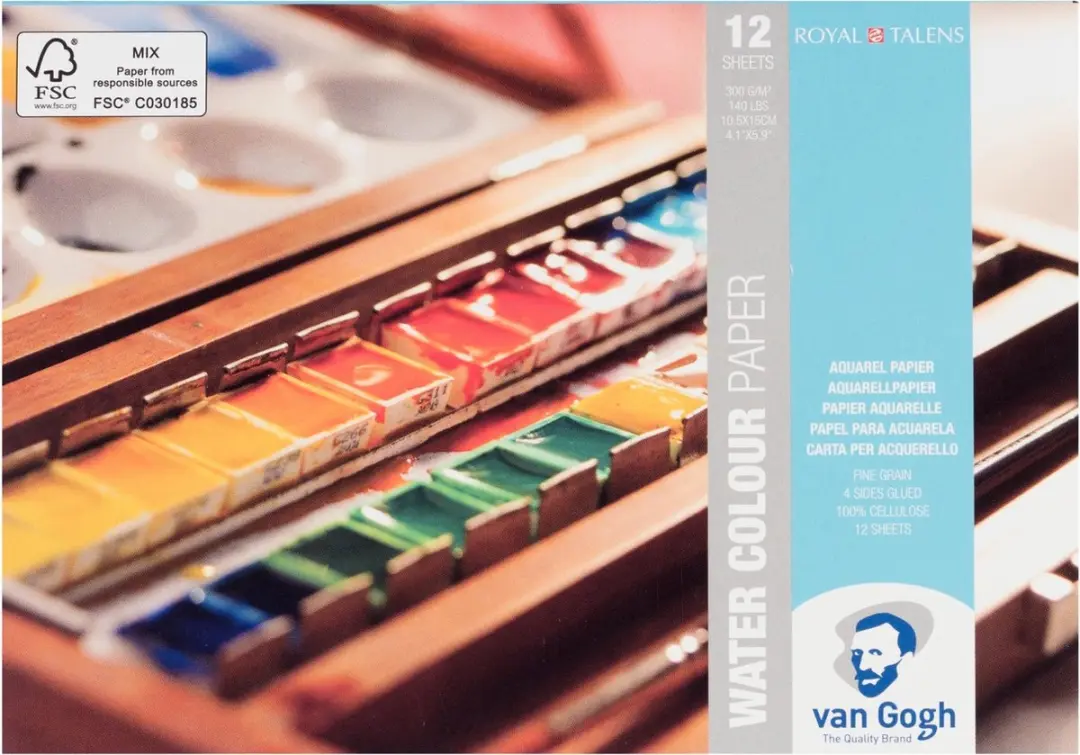 Van Gogh Blok Aquarelverfpapier 12 vellen 300g