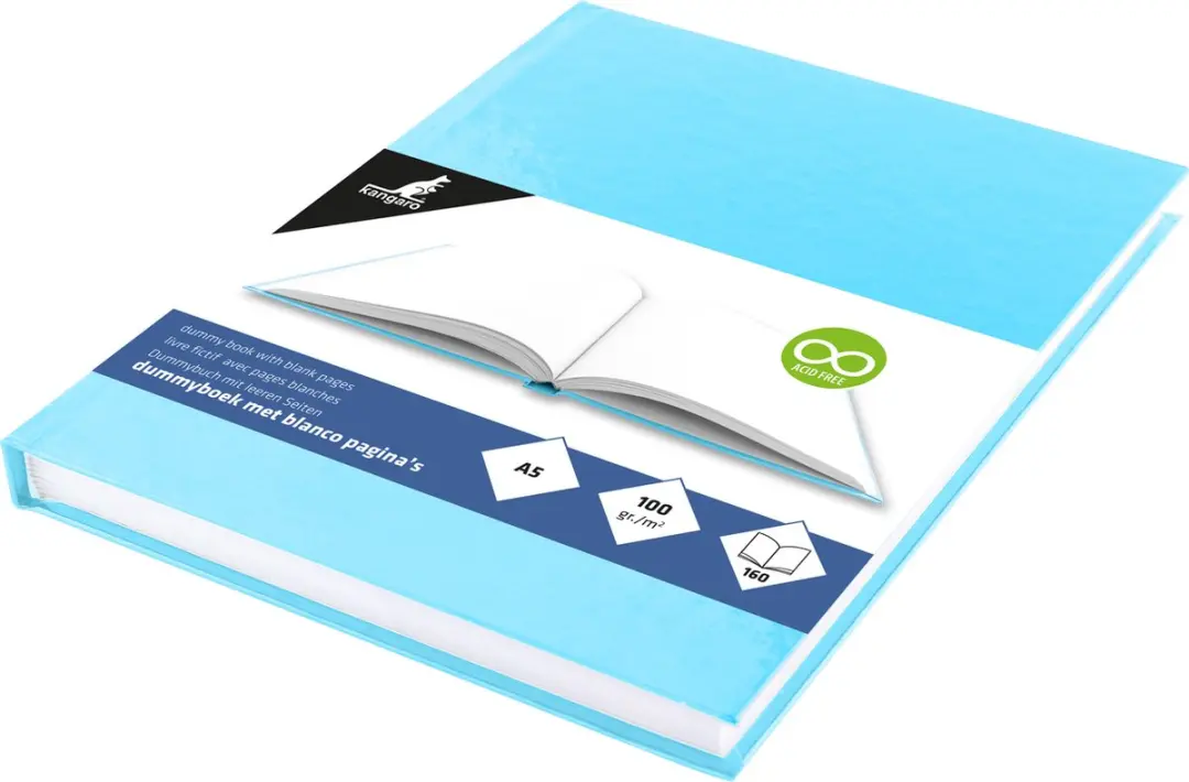 Kangaro Dummyboek A5 Pastelblauw