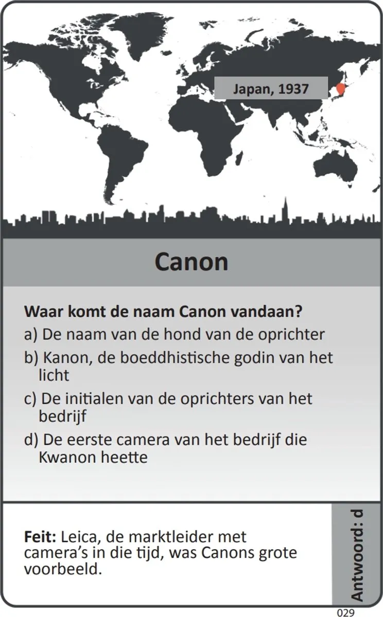 Tactic Merken van de Wereld Kaartspel 58339 - 2-6 Spelers