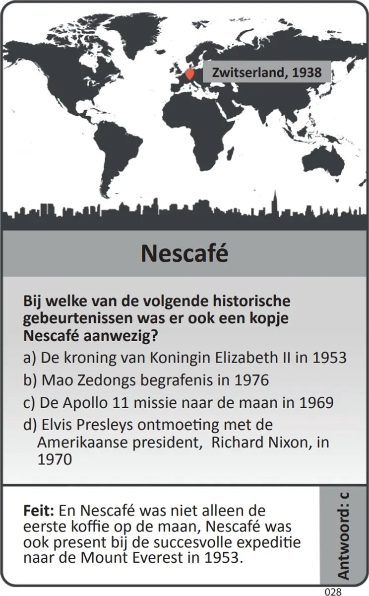 Tactic Merken van de Wereld Kaartspel 58339 - 2-6 Spelers