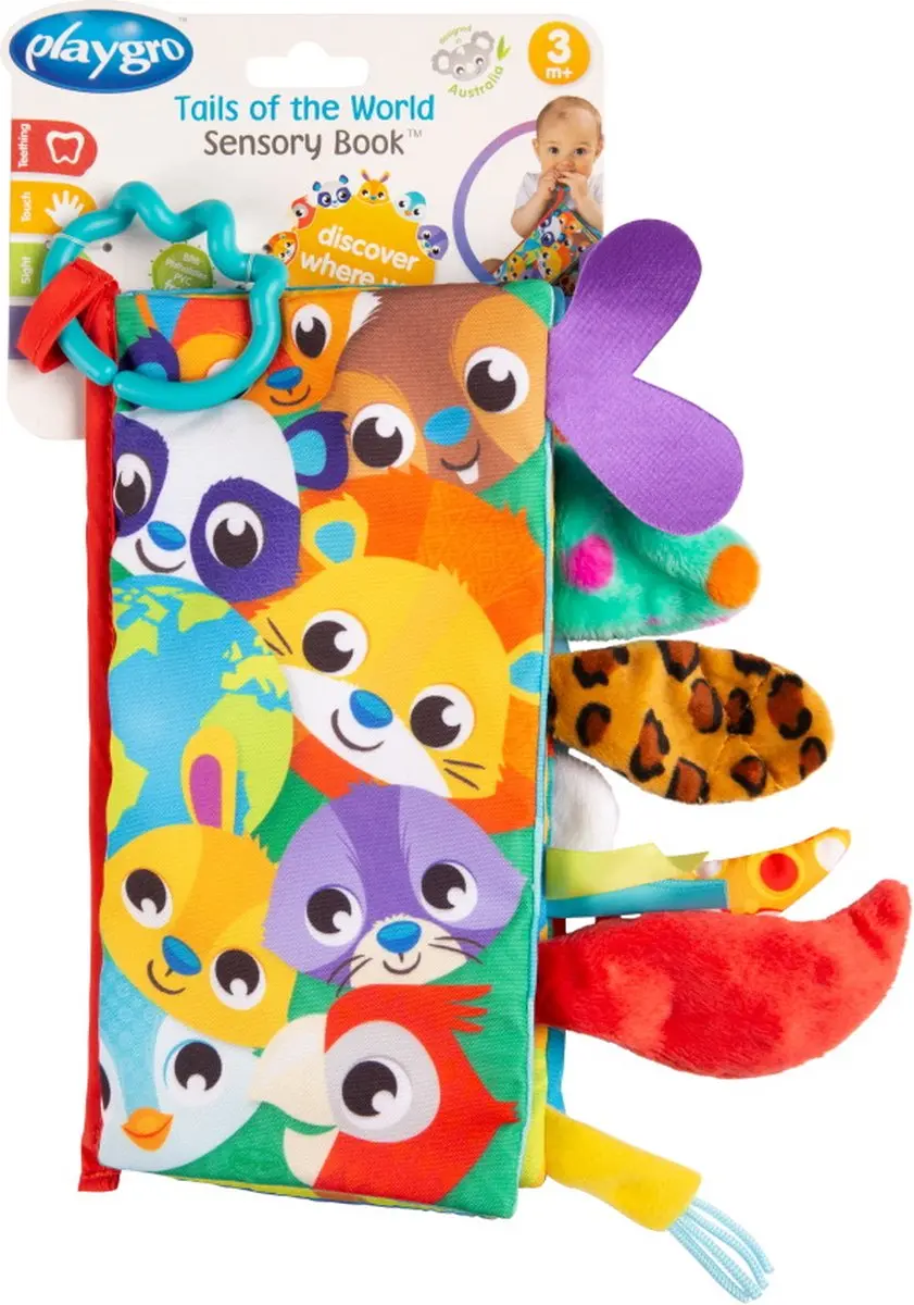 Playgro Voelboekje Staarten van de Wereld