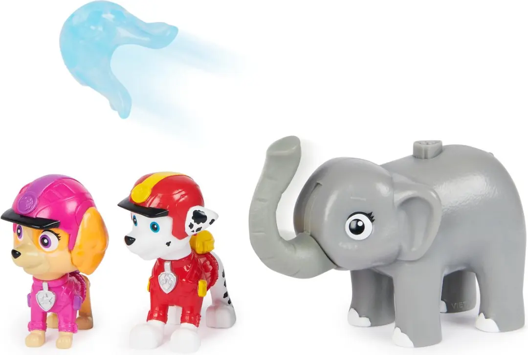 PAW Patrol Jungle Pups Speelfiguren - Chase & Rex of Skye & Marshall - 6068080