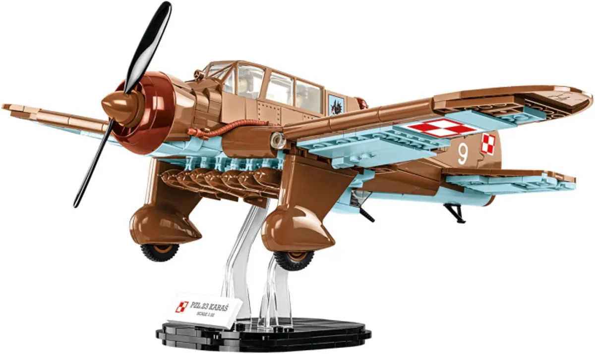 Cobi PZL.23 Karas Bouwset 586 Stukken - Meerkleurig
