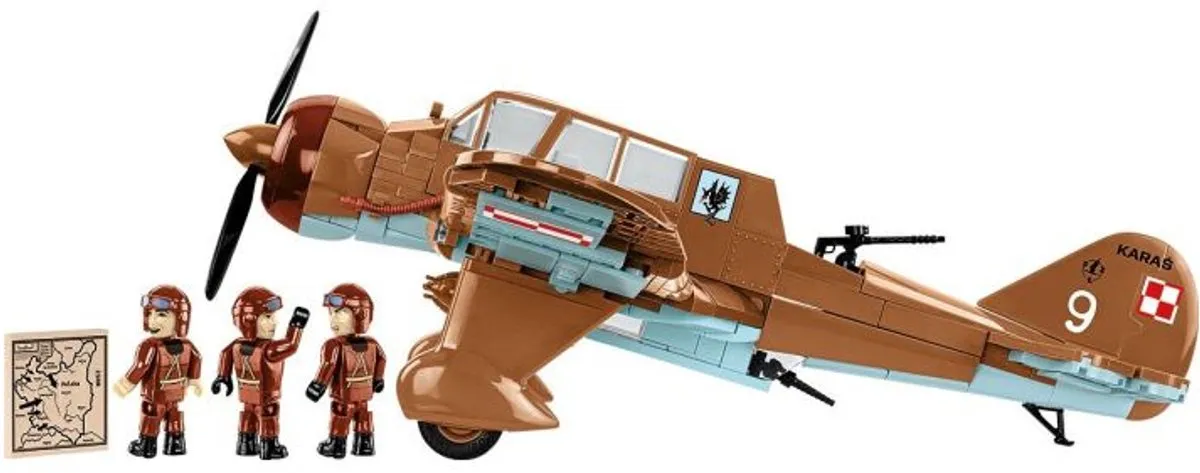 Cobi PZL.23 Karas Bouwset 586 Stukken - Meerkleurig