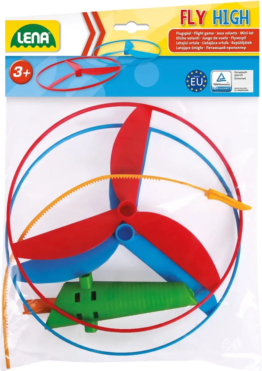 Lena Flight Game 20cm - Blauw/Rood 4-delig