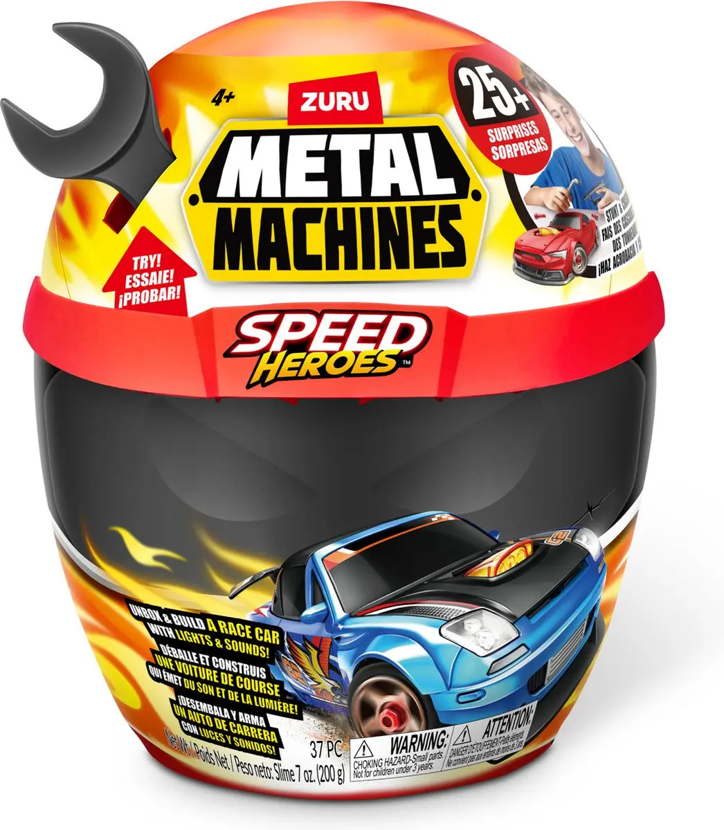 ZURU Metal Machines Speed Heroes 37-delig Multicolor