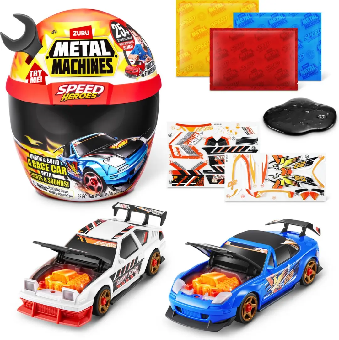 ZURU Metal Machines Speed Heroes 37-delig Multicolor