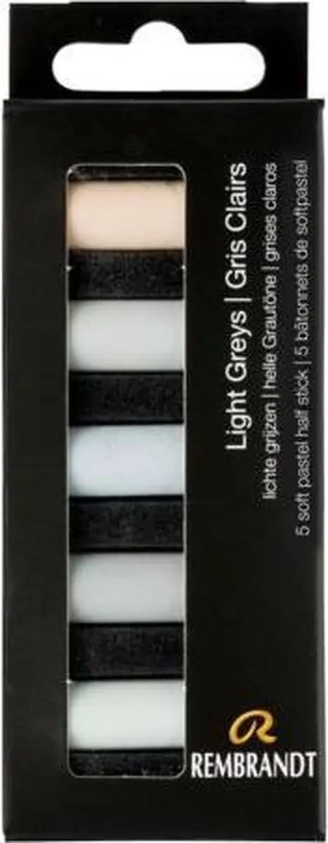 Rembrandt Softpastel Half 5 Lichtgrijs - 5 Stuks
